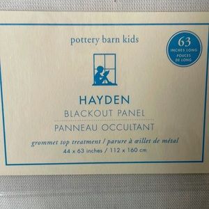 Never been used Curtains, Pottery Barn Kids Hayden Blackout Panel 44x63